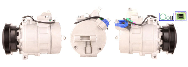 2DI03 Compressore aria condizionata (compressore A/C) Per AUDI VW SEAT SKODA CUPRA VAG Rigenerato