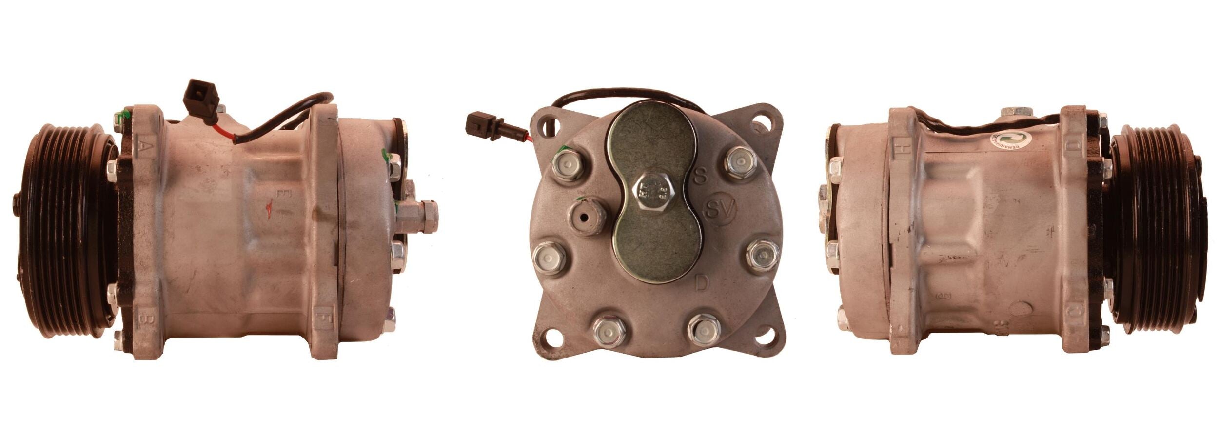 4DI067 Compressore aria condizionata (compressore A/C) Per AUDI VW SEAT SKODA CUPRA VAG Rigenerato