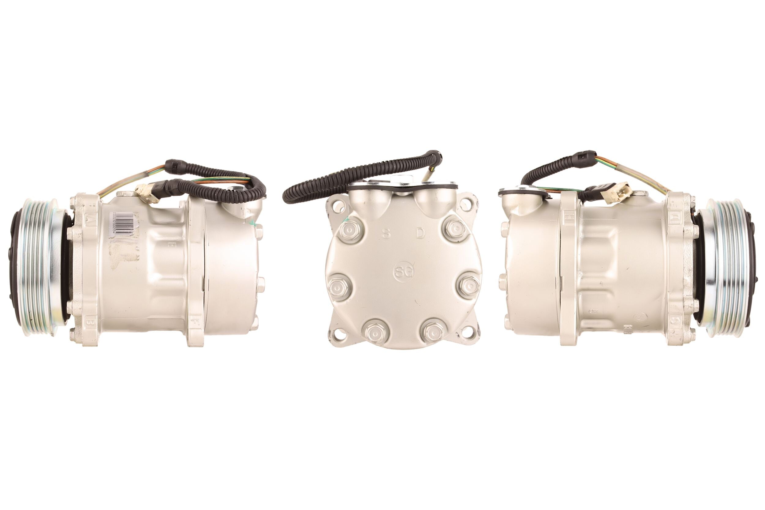 DI714 Compressore aria condizionata (compressore A/C) Per PEUGEOT CITROEN Rigenerato