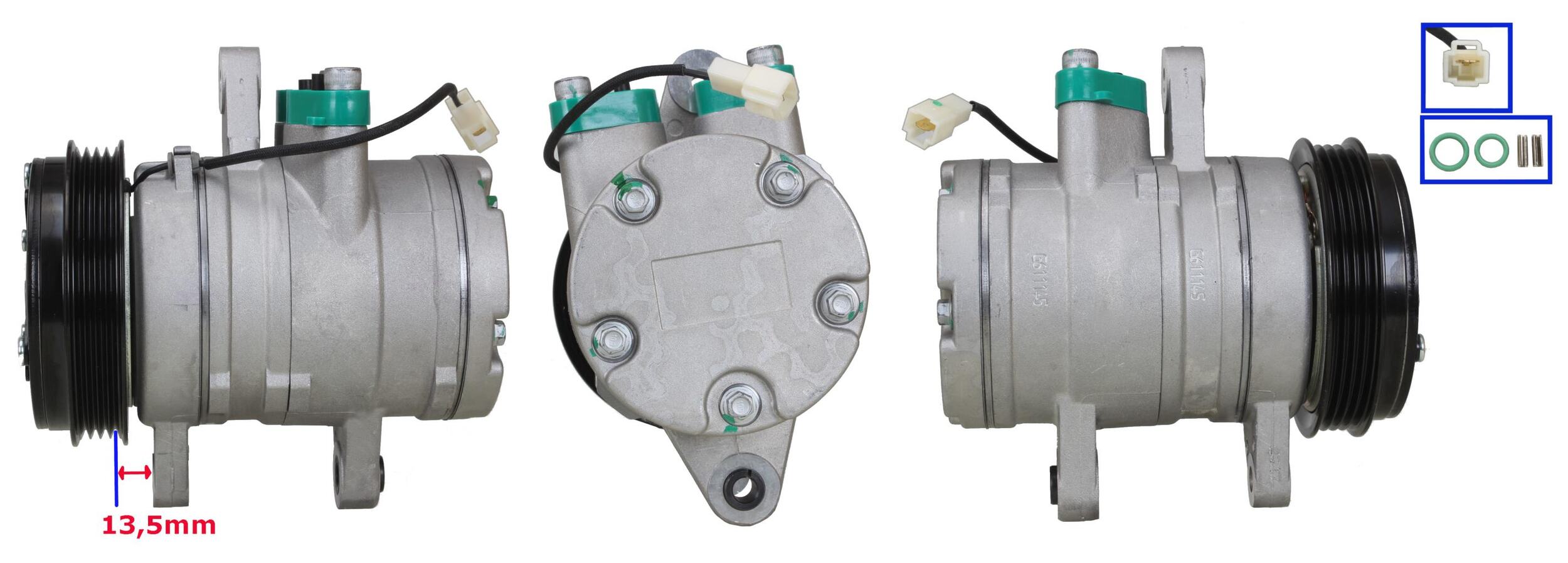 1DI149 Compressore aria condizionata (compressore A/C) Per DAEWOO CHEVROLET Rigenerato