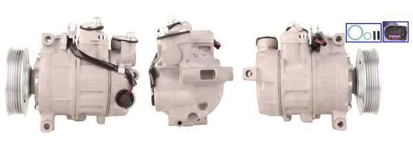 DI431 Compressore aria condizionata (compressore A/C) Per AUDI VW SEAT SKODA CUPRA VAG Rigenerato