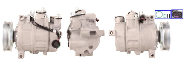 DI431N Compressore aria condizionata (compressore A/C) Per AUDI VW SEAT SKODA CUPRA VAG Nuovo