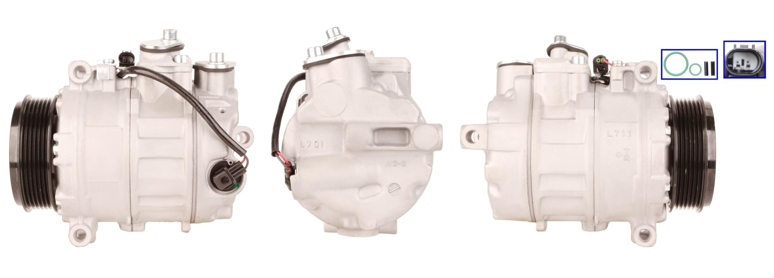 1DI048N Compressore aria condizionata (compressore A/C) Per MERCEDES Nuovo