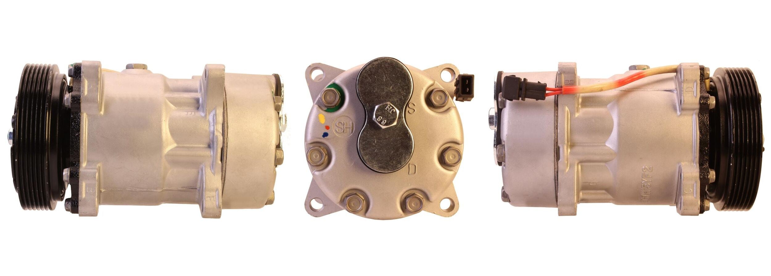 4DI087 Compressore aria condizionata (compressore A/C) Per AUDI VW SEAT SKODA CUPRA VAG Rigenerato