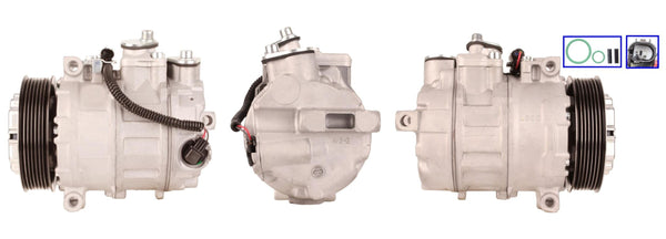 DI469N Compressore aria condizionata (compressore A/C) Per MERCEDES 7PK Nuovo