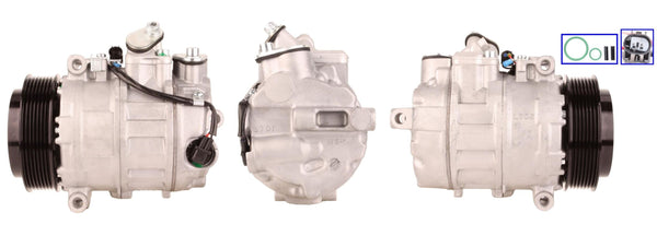 DI912N Compressore aria condizionata (compressore A/C) Per MERCEDES Nuovo