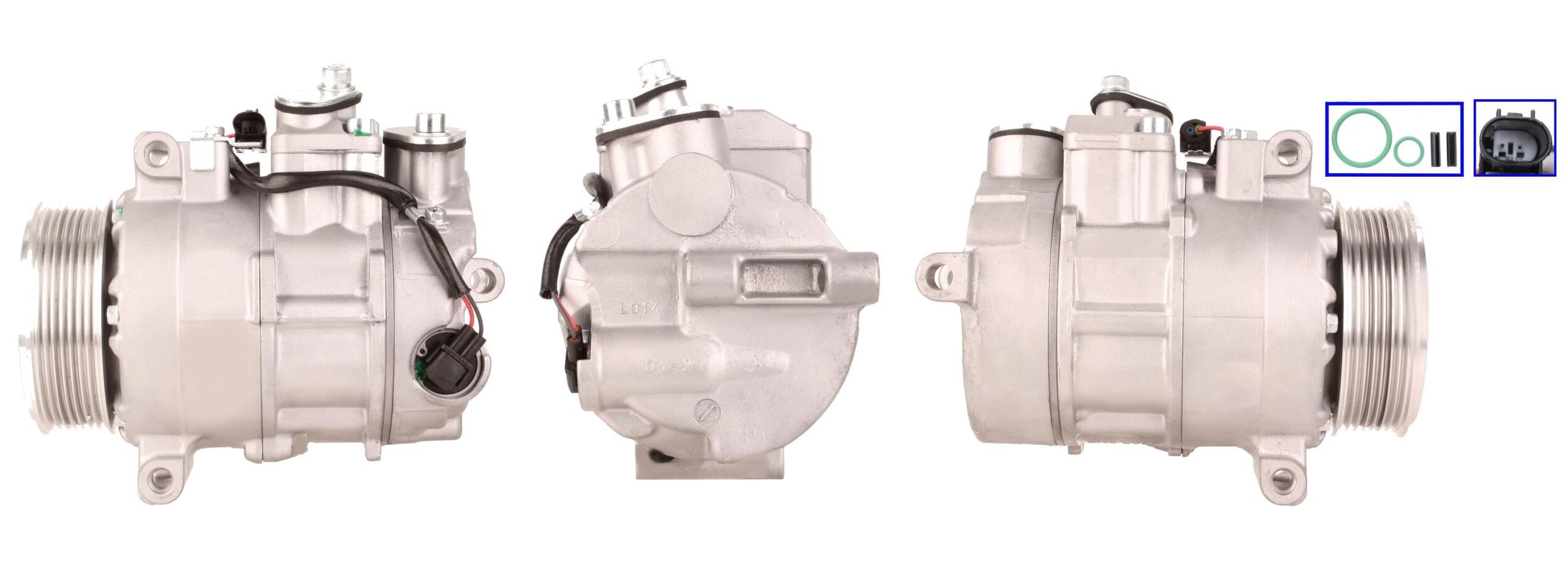 3DI2249 Compressore aria condizionata (compressore A/C) Per MERCEDES Rigenerato