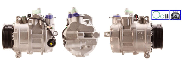 DI910N Compressore aria condizionata (compressore A/C) Per MERCEDES Nuovo