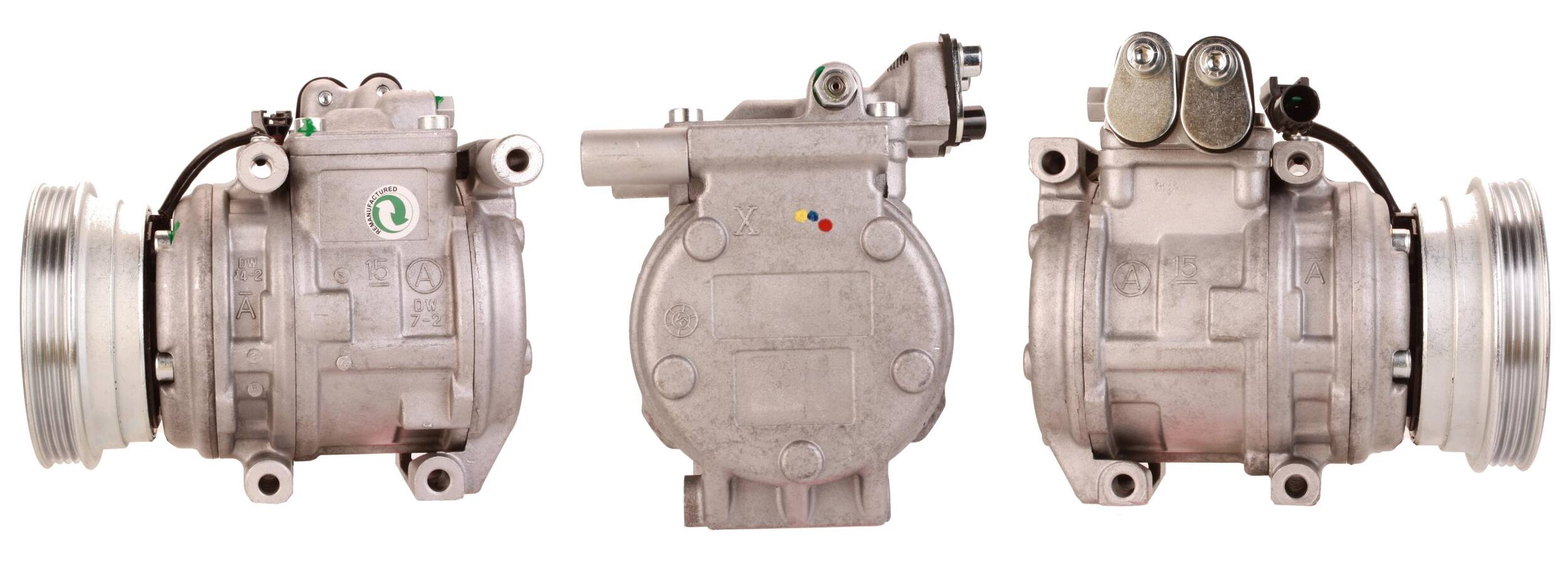4DI329 Compressore aria condizionata (compressore A/C) Per HYUNDAI KIA Rigenerato
