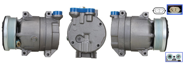 2DI06 Compressore aria condizionata (compressore A/C) Per DAEWOO CHEVROLET Rigenerato