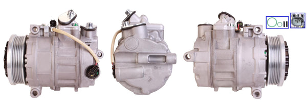 DI907 Compressore aria condizionata (compressore A/C) Per MERCEDES Rigenerato