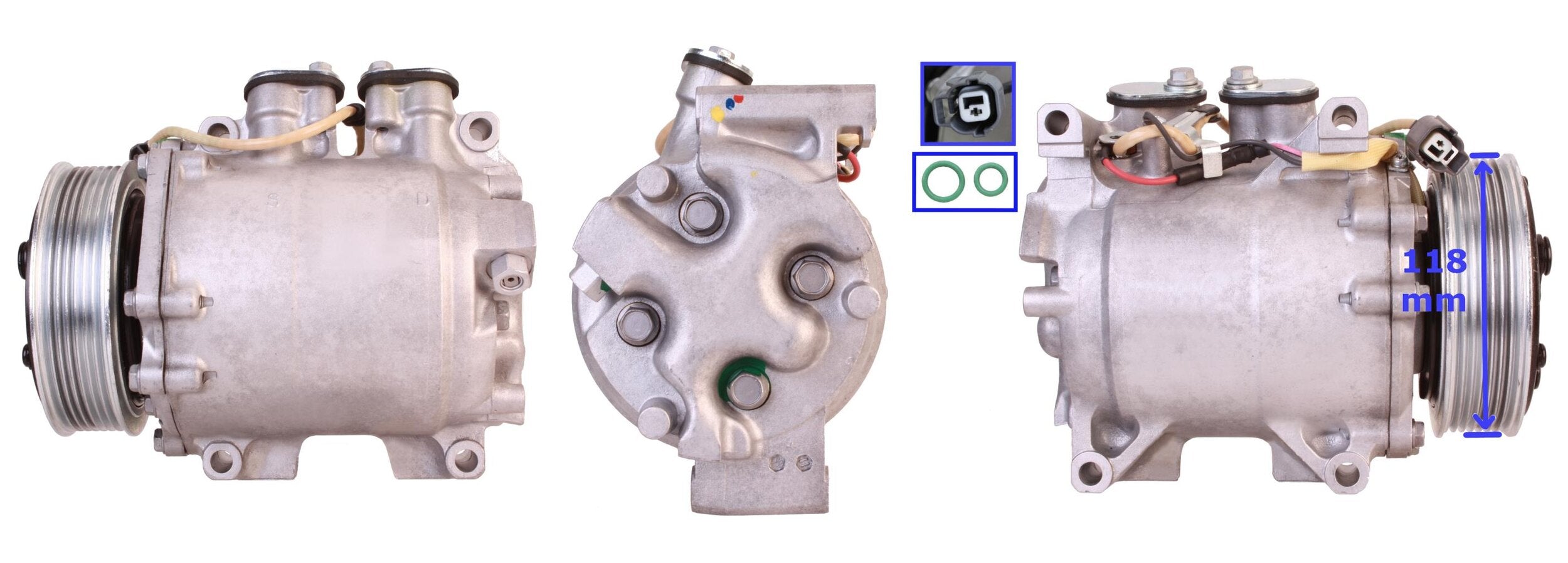 3DI2361 Compressore aria condizionata (compressore A/C) Per HONDA Rigenerato