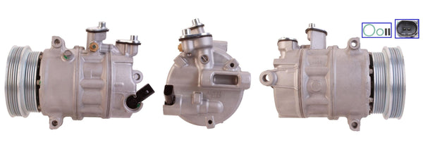 4DI078N Compressore aria condizionata (compressore A/C) Per AUDI VW SEAT SKODA CUPRA VAG Nuovo