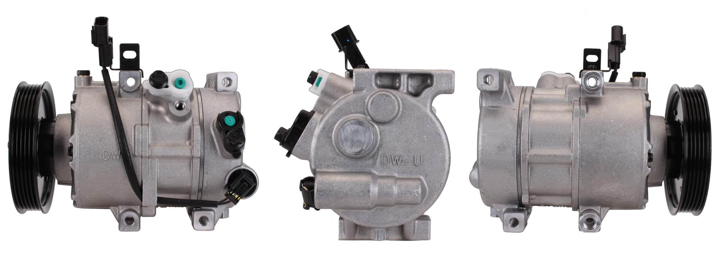4DI353 Compressore aria condizionata (compressore A/C) Per HYUNDAI KIA Rigenerato