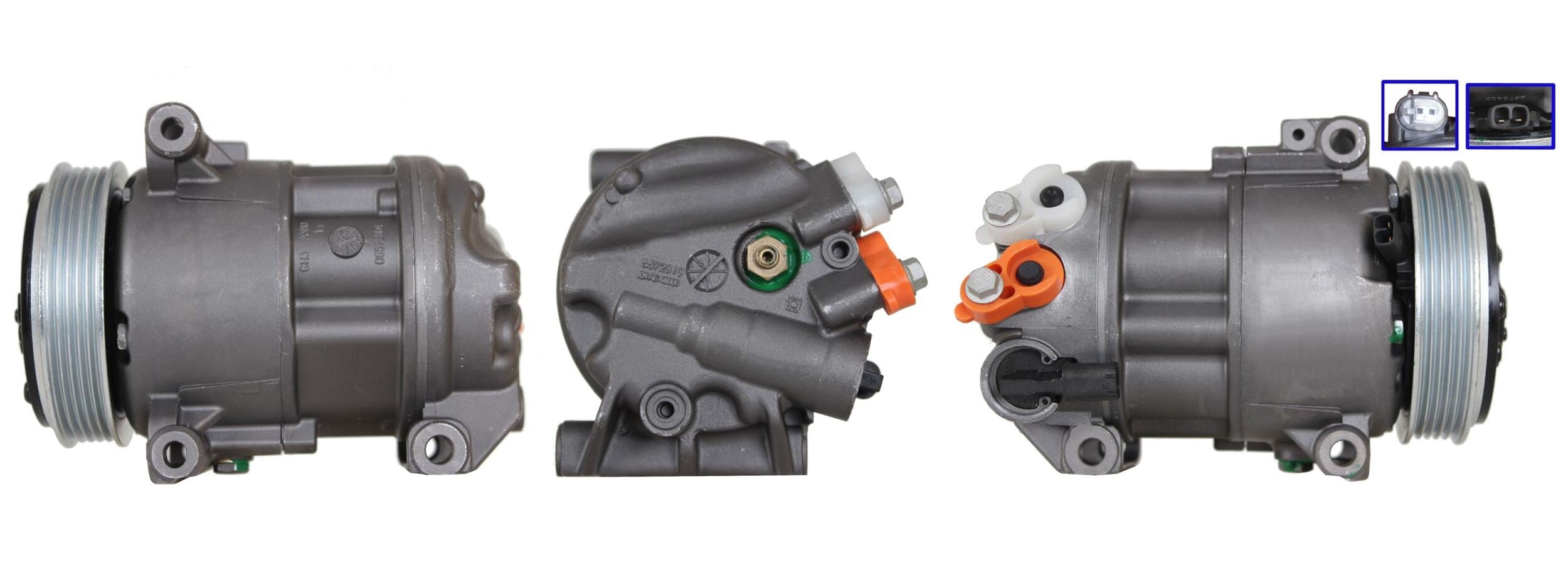 DI867 Compressore aria condizionata (compressore A/C) Per FIAT ALFA ROMEO LANCIA Rigenerato