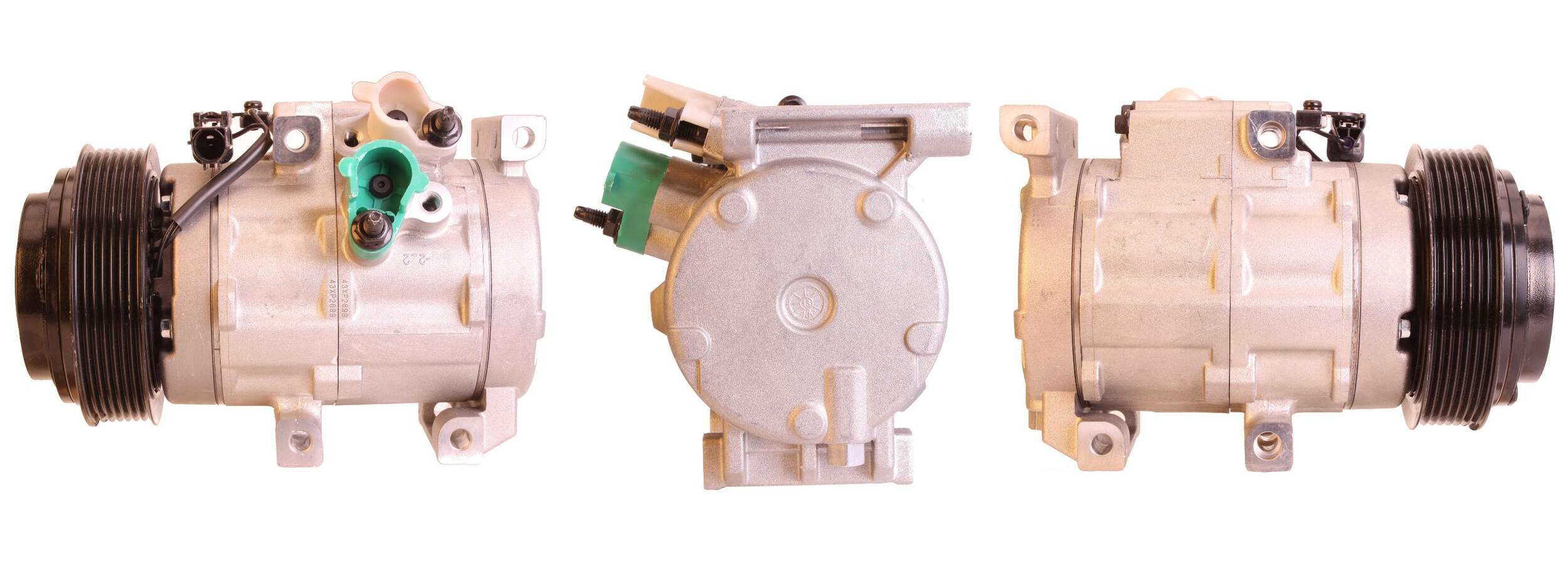 4DI351 Compressore aria condizionata (compressore A/C) Per HYUNDAI KIA Rigenerato