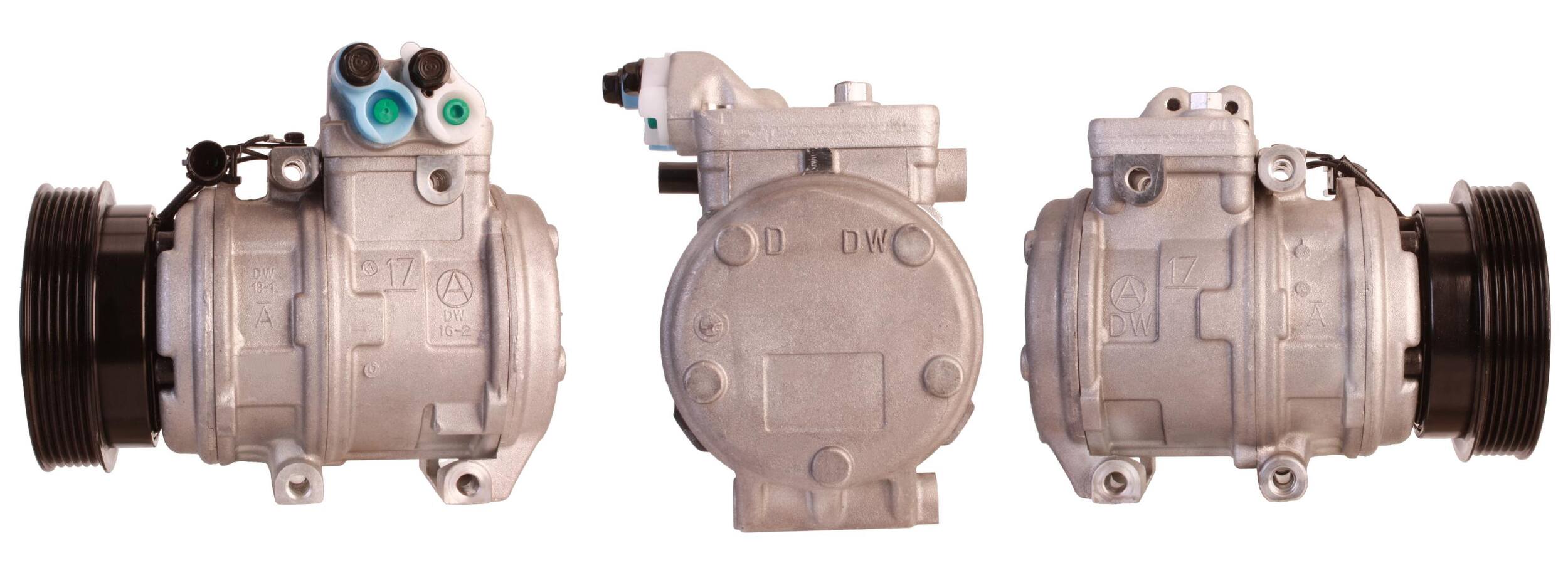 4DI350 Compressore aria condizionata (compressore A/C) Per HYUNDAI KIA Rigenerato