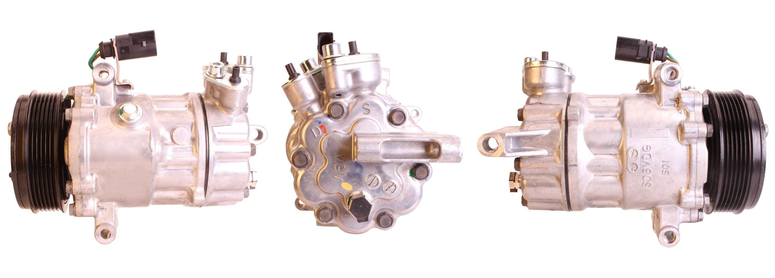 4DI100N Compressore aria condizionata (compressore A/C) Per AUDI VW SEAT SKODA CUPRA VAG Nuovo