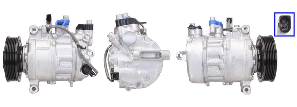 4DI766 Compressore aria condizionata (compressore A/C) Per PORSCHE Rigenerato