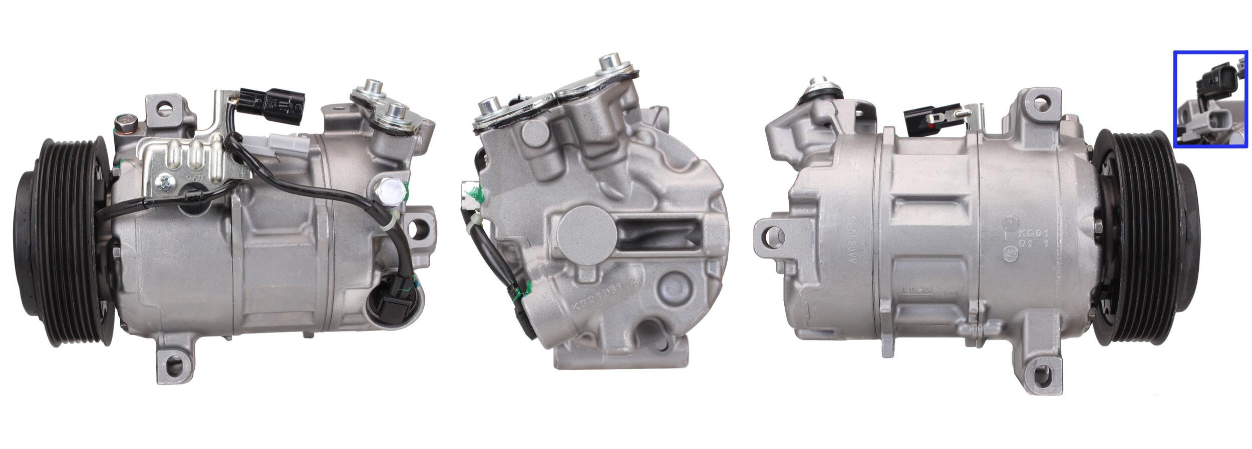4DI621 Compressore aria condizionata (compressore A/C) Per NISSAN Rigenerato