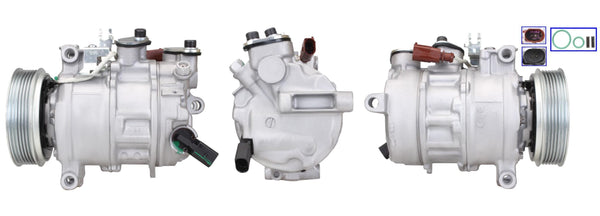 DI878 Compressore aria condizionata (compressore A/C) Per AUDI VW SEAT SKODA CUPRA VAG Rigenerato