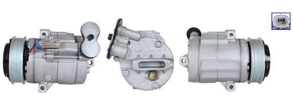 4DI166N ΣΥΜΠΙΕΣΤΗΣ ΚΛΙΜΑΤΙΣΜΟΥ (ΚΟΜΠΡΕΣΕΡ A/C) ΓΙΑ DAEWOO CHEVROLET OPEL ΚΑΙΝΟΥΡΙΟΣ