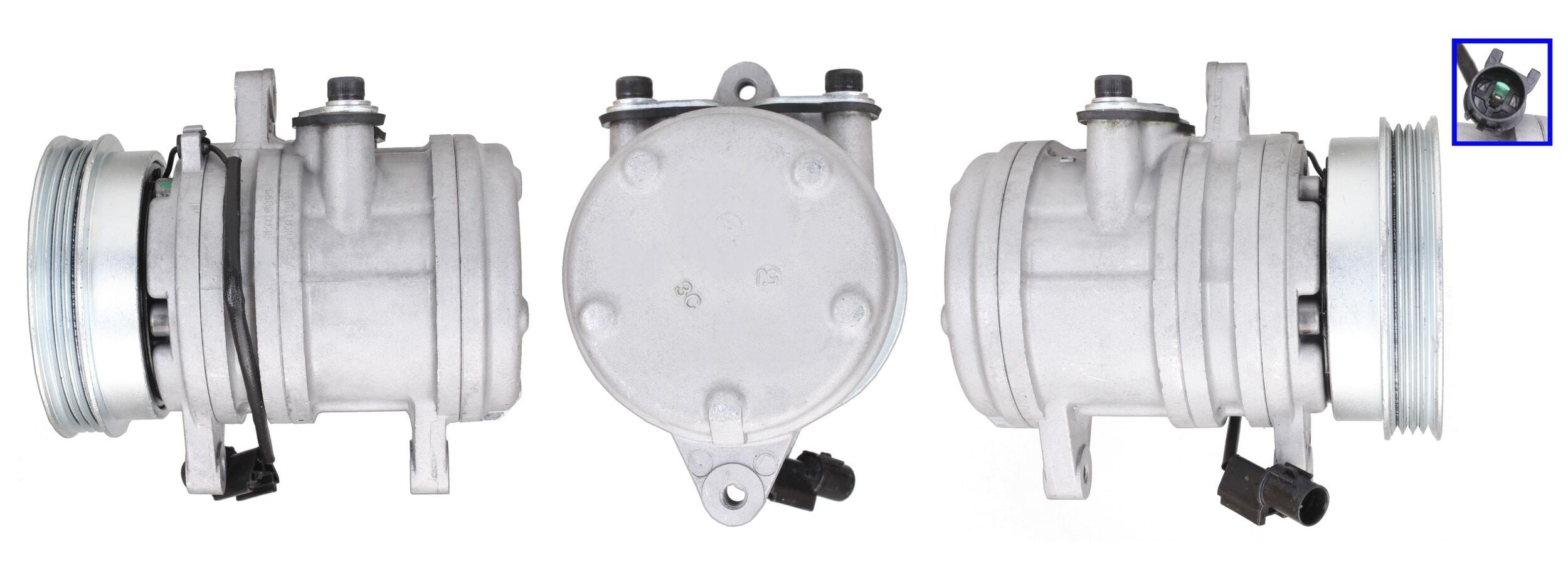 DI898 Compressore aria condizionata (compressore A/C) Per HYUNDAI Rigenerato