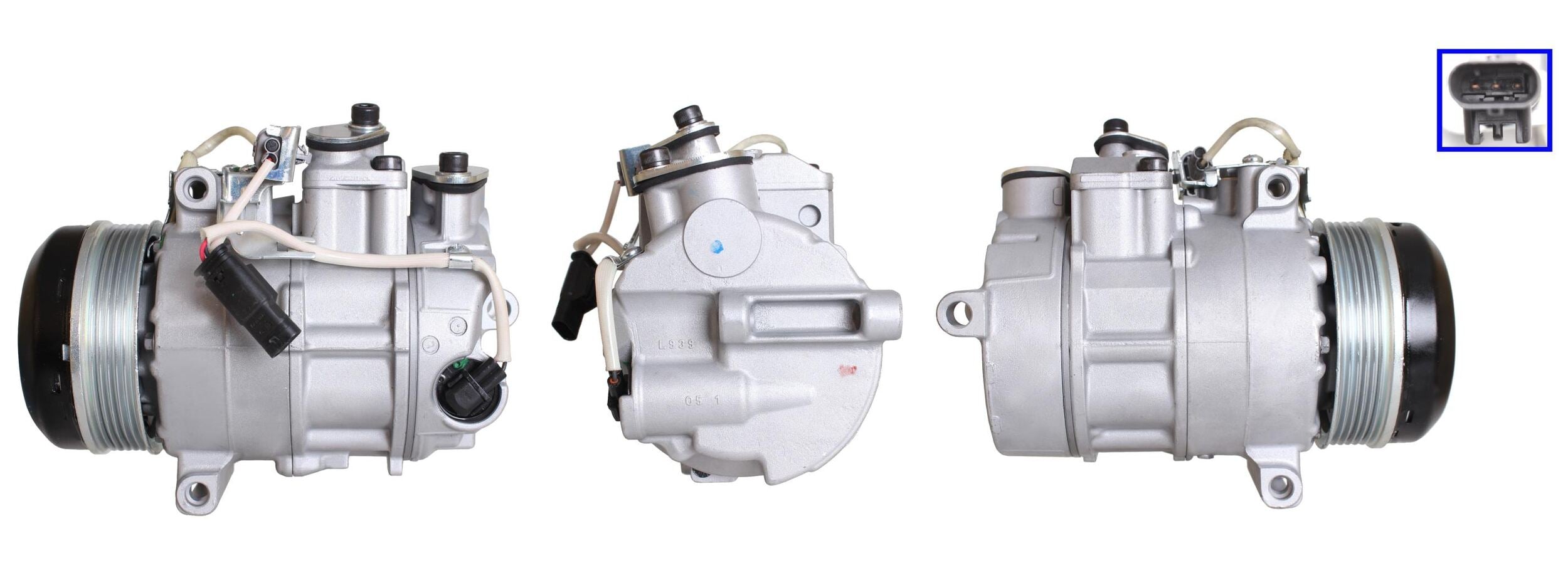 4DI533 Compressore aria condizionata (compressore A/C) Per MERCEDES Rigenerato