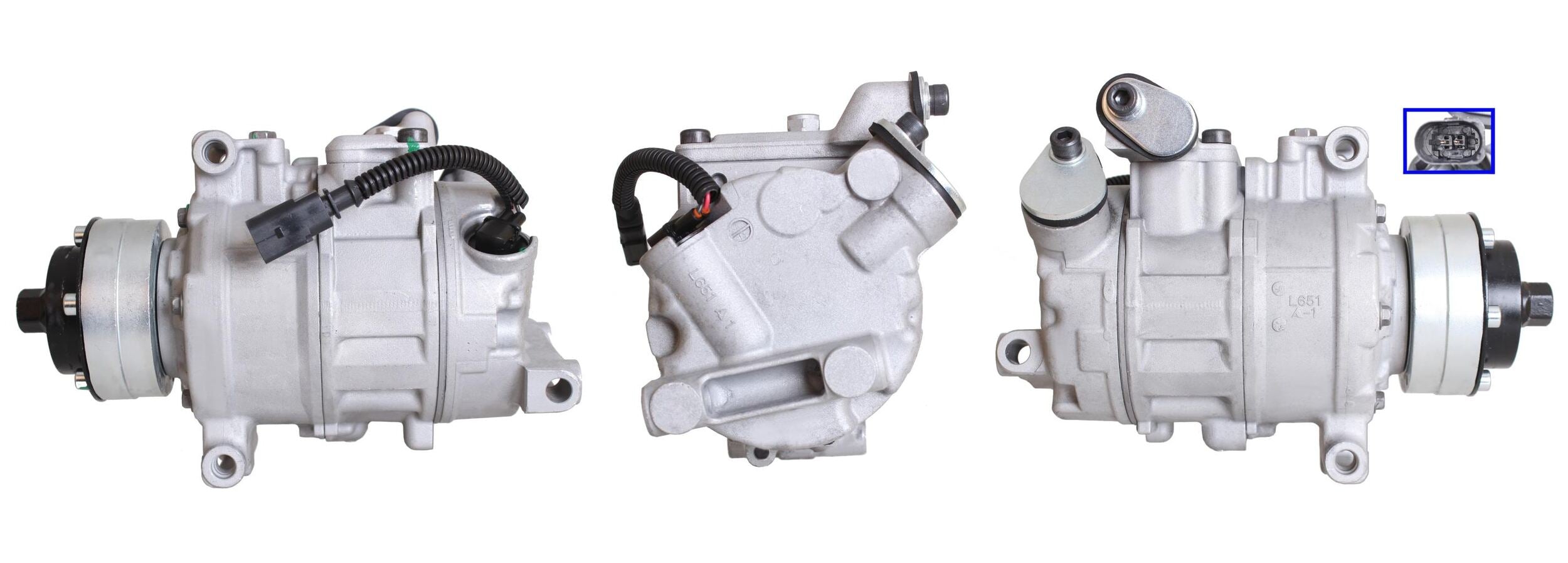 4DI103 Compressore aria condizionata (compressore A/C) Per AUDI VW SEAT SKODA CUPRA VAG Rigenerato