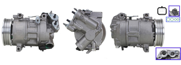 4DI749 ΣΥΜΠΙΕΣΤΗΣ ΚΛΙΜΑΤΙΣΜΟΥ (ΚΟΜΠΡΕΣΕΡ A/C) ΓΙΑ PEUGEOT CITROEN ΑΝΑΚΑΤΑΣΚΕΥΑΣΜΕΝΟΣ