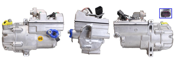 4DI104 Compressore aria condizionata (compressore A/C) Per AUDI VW SEAT SKODA CUPRA VAG Rigenerato