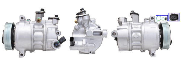 4DI105 Compressore aria condizionata (compressore A/C) Per AUDI VW SEAT SKODA CUPRA VAG Rigenerato