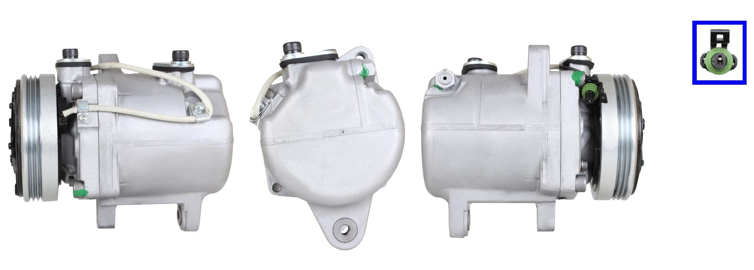 4DI552 Compressore aria condizionata (compressore A/C) Per MERCEDES-SMART Rigenerato