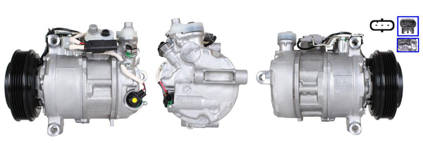 1DI099 Compressore aria condizionata (compressore A/C) Per MERCEDES Rigenerato