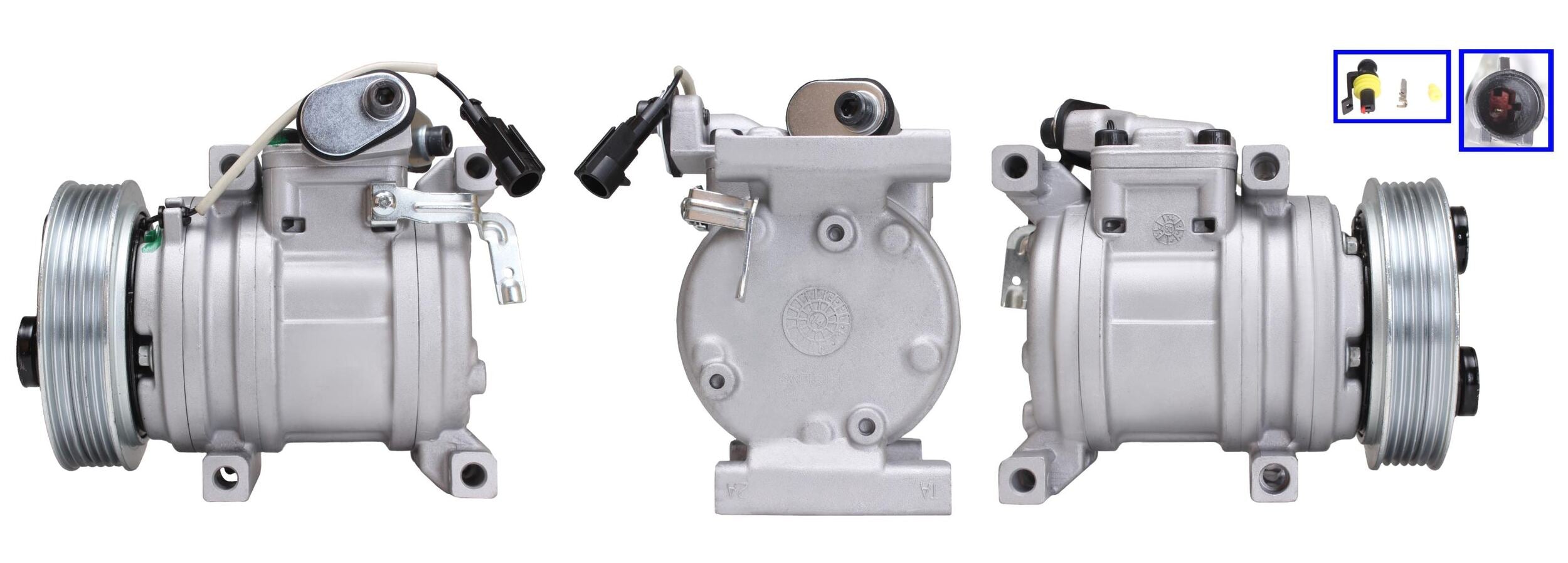 4DI362 Compressore aria condizionata (compressore A/C) Per HYUNDAI KIA Rigenerato