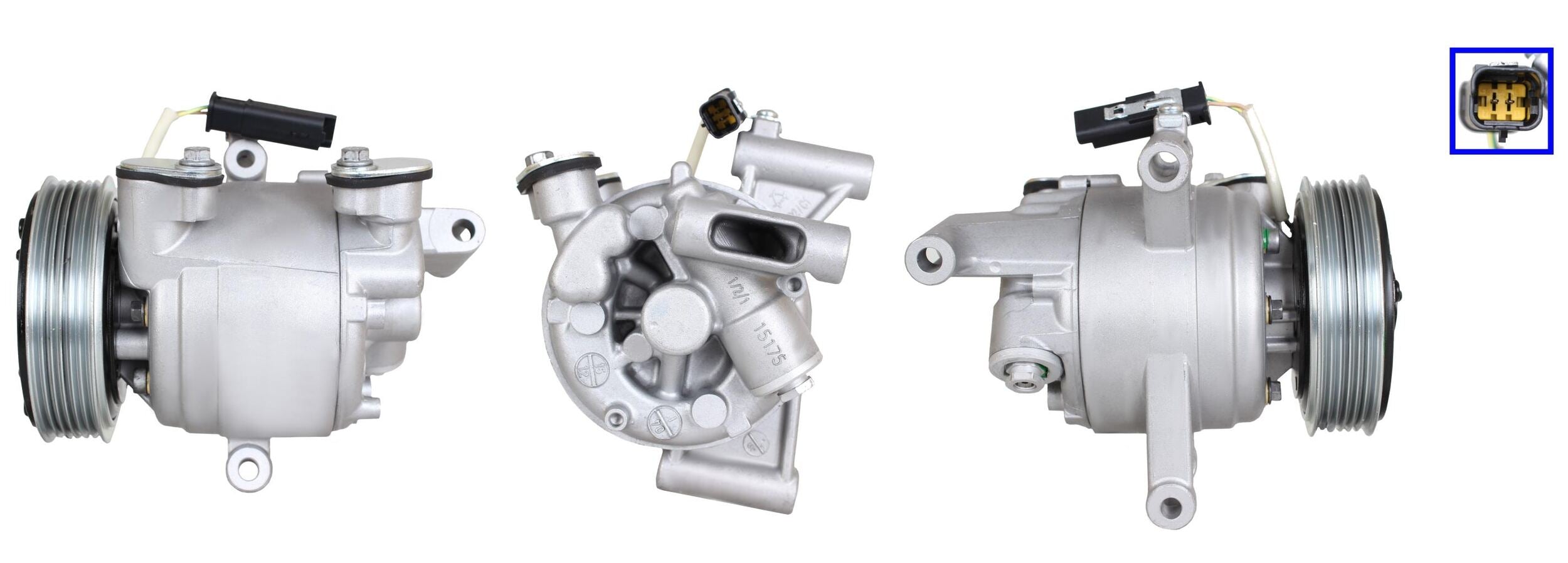 4DI863 Compressore aria condizionata (compressore A/C) Per TOYOTA Rigenerato