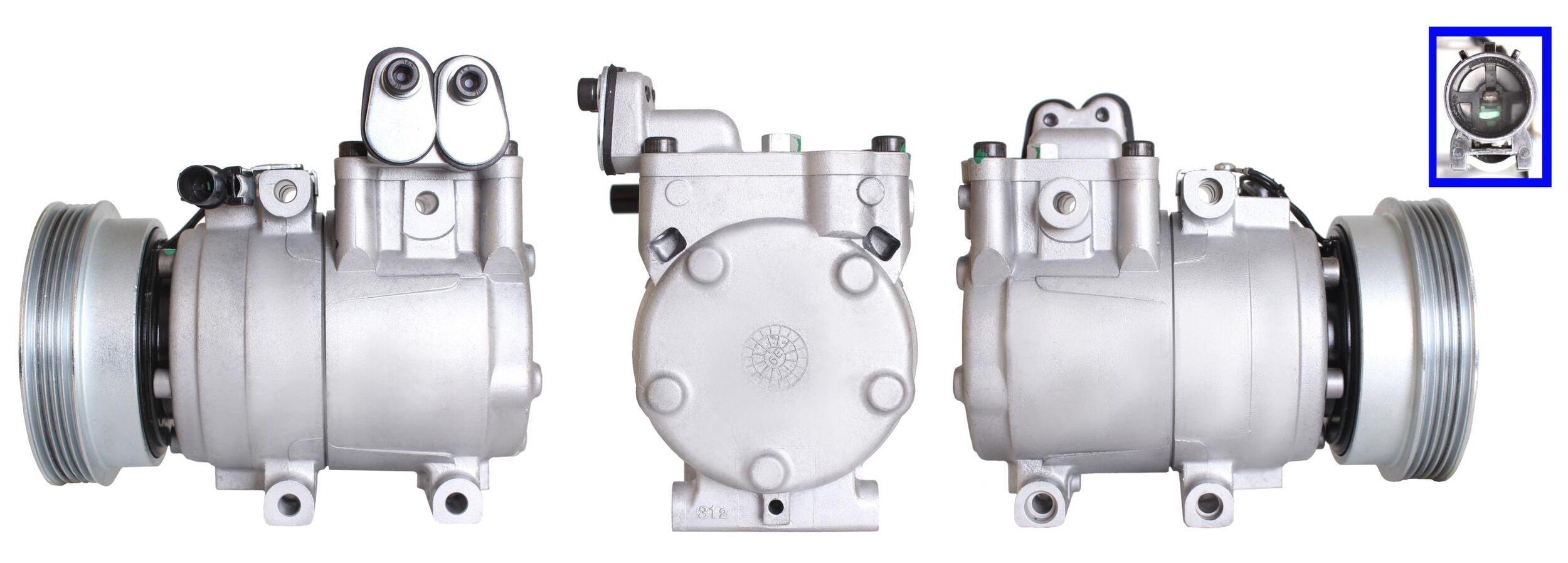 4DI363N Compressore aria condizionata (compressore A/C) Per HYUNDAI KIA Nuovo