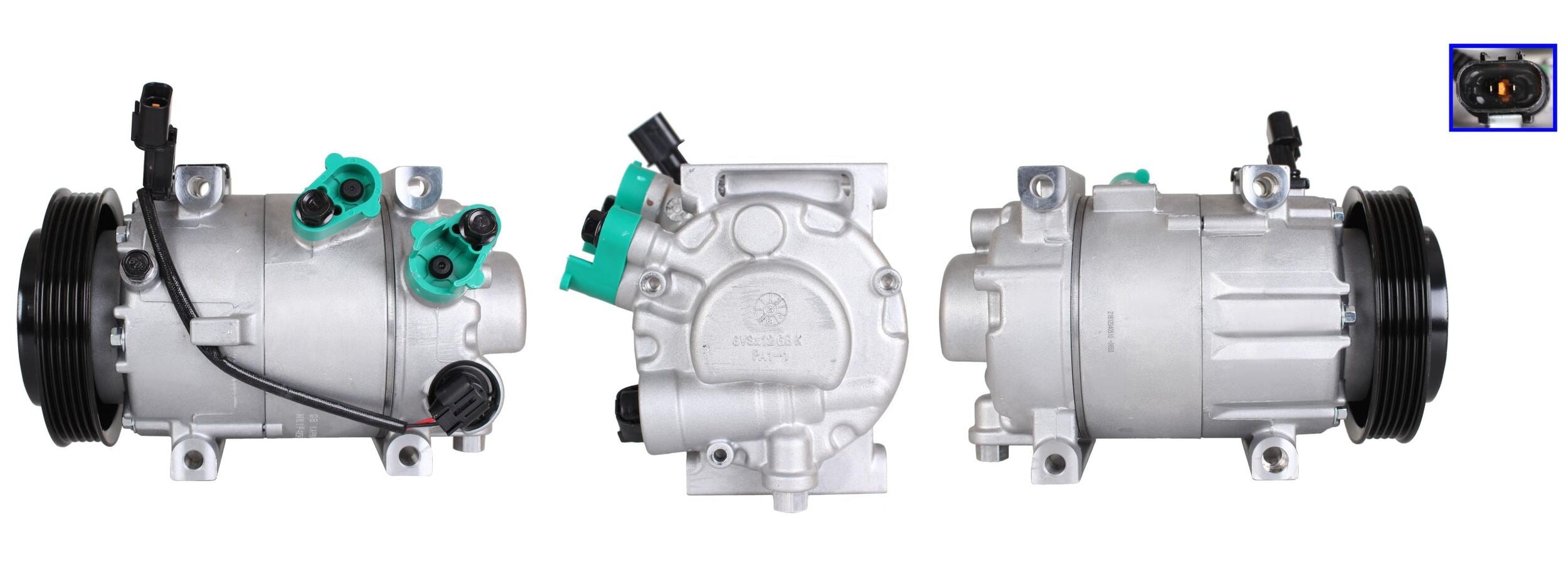 4DI366 Compressore aria condizionata (compressore A/C) Per HYUNDAI KIA Rigenerato