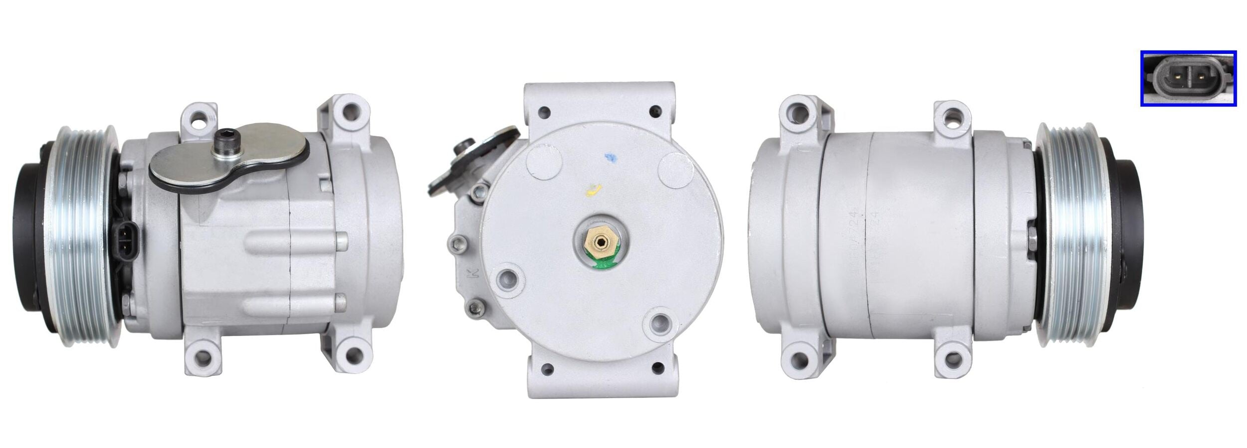4DI793 Compressore aria condizionata (compressore A/C) Per SSANG YONG/DAEWOO Rigenerato