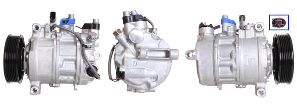 4DI106 Compressore aria condizionata (compressore A/C) Per AUDI VW SEAT SKODA CUPRA VAG Rigenerato