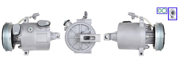 4DI654 Compressore aria condizionata (compressore A/C) Per NISSAN/SUZUKI Rigenerato