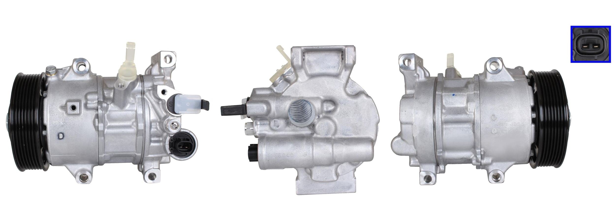 4DI865 Compressore aria condizionata (compressore A/C) Per TOYOTA Rigenerato