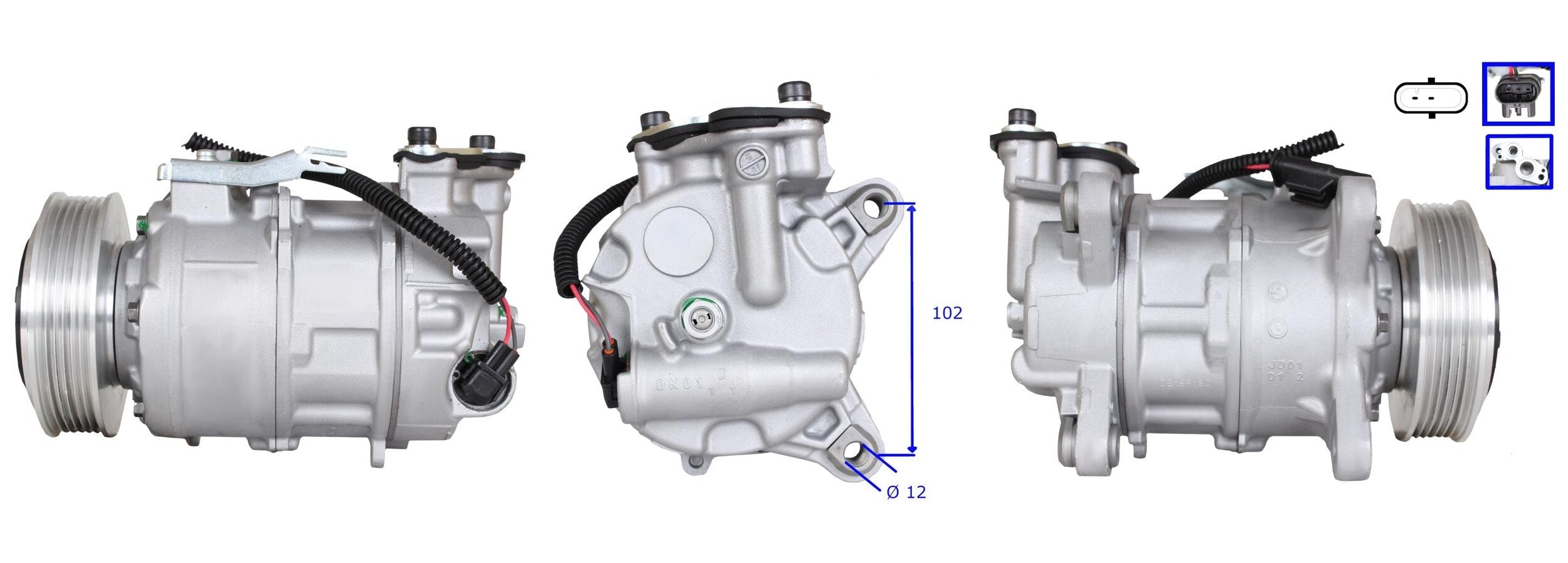 4DI143N Compressore aria condizionata (compressore A/C) Per BMW Nuovo