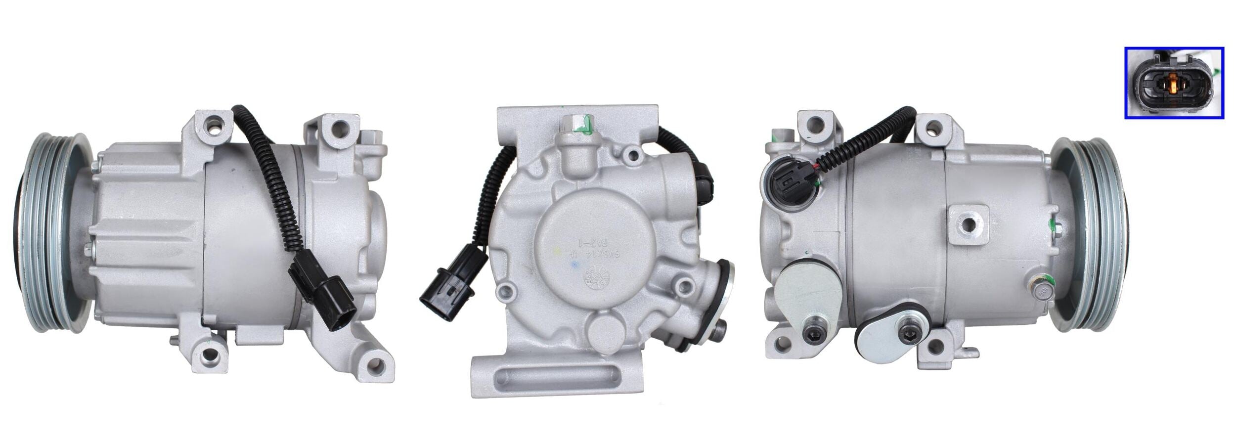 4DI368 Compressore aria condizionata (compressore A/C) Per HYUNDAI KIA Rigenerato