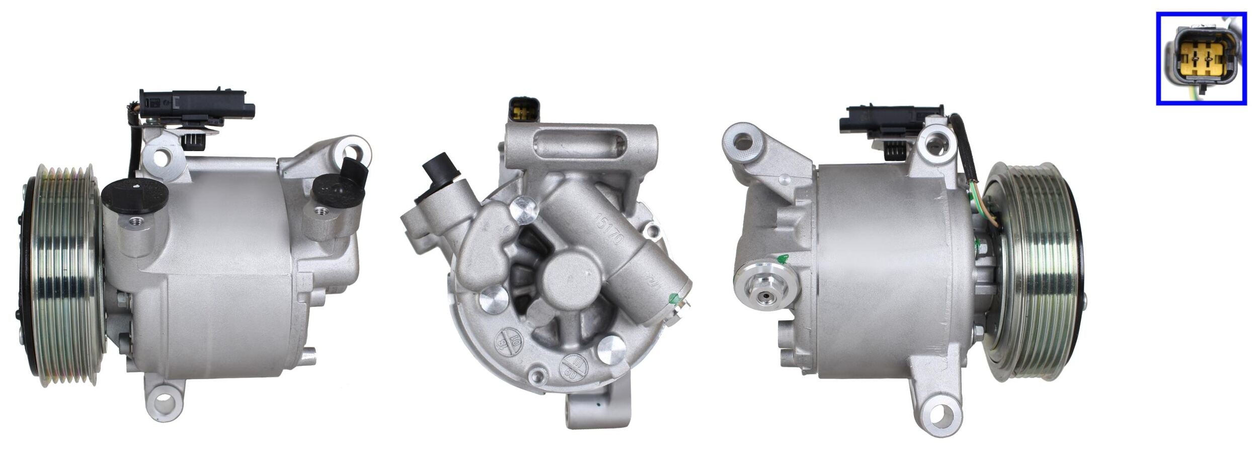 4DI871 Compressore aria condizionata (compressore A/C) Per TOYOTA Rigenerato