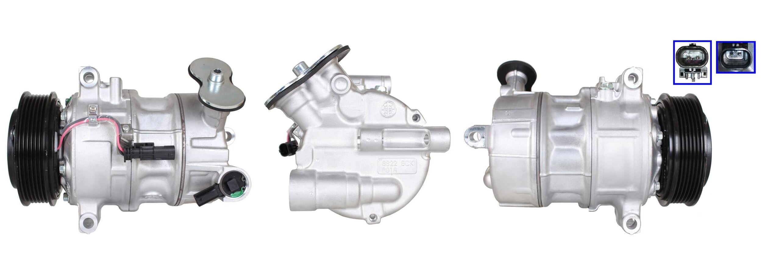 4DI704 Compressore aria condizionata (compressore A/C) Per OPEL Rigenerato