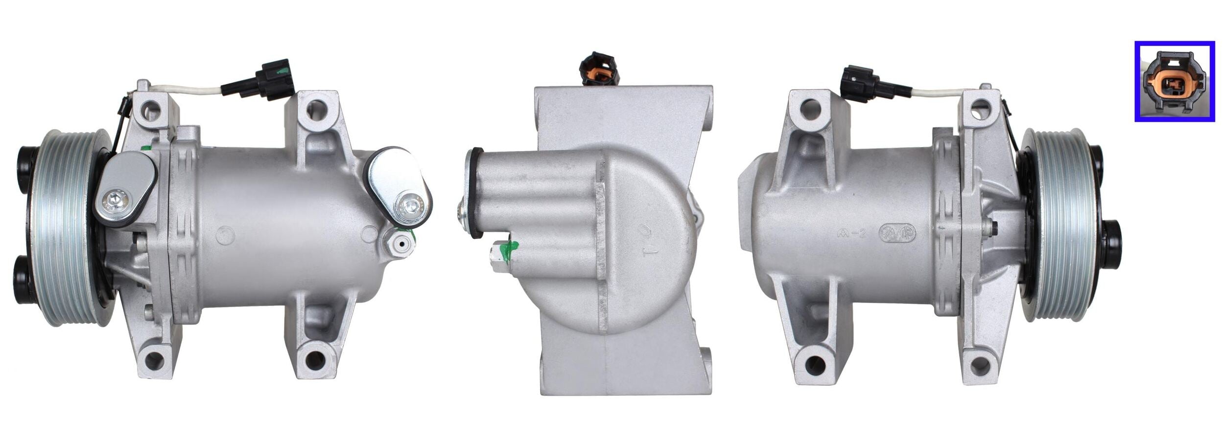 4DI627 Compressore aria condizionata (compressore A/C) Per NISSAN Rigenerato