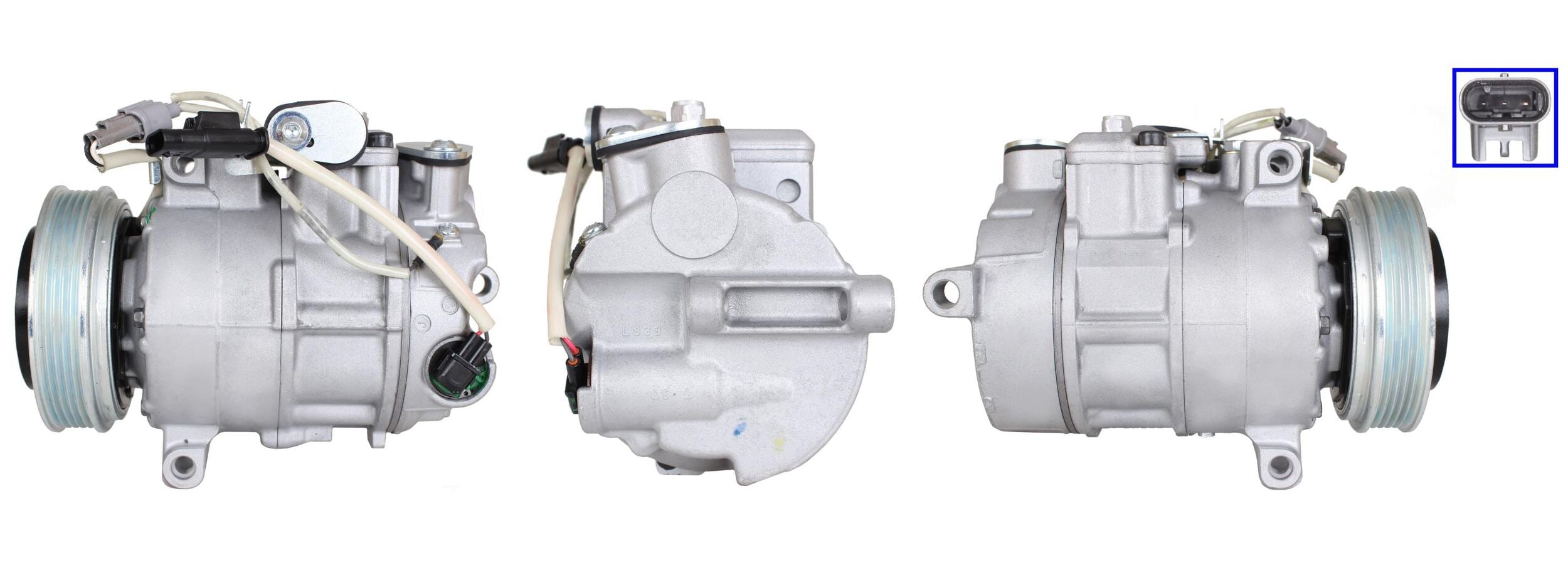 4DI537 Compressore aria condizionata (compressore A/C) Per MERCEDES Rigenerato