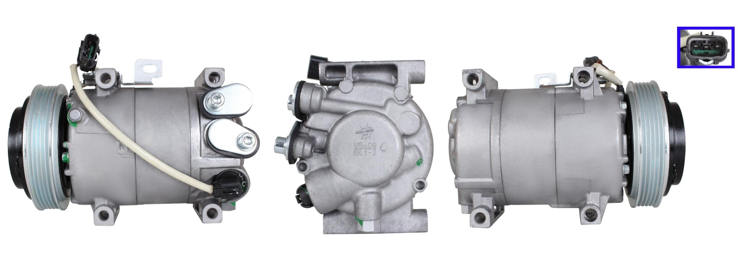 4DI376N Compressore aria condizionata (compressore A/C) Per HYUNDAI KIA Nuovo