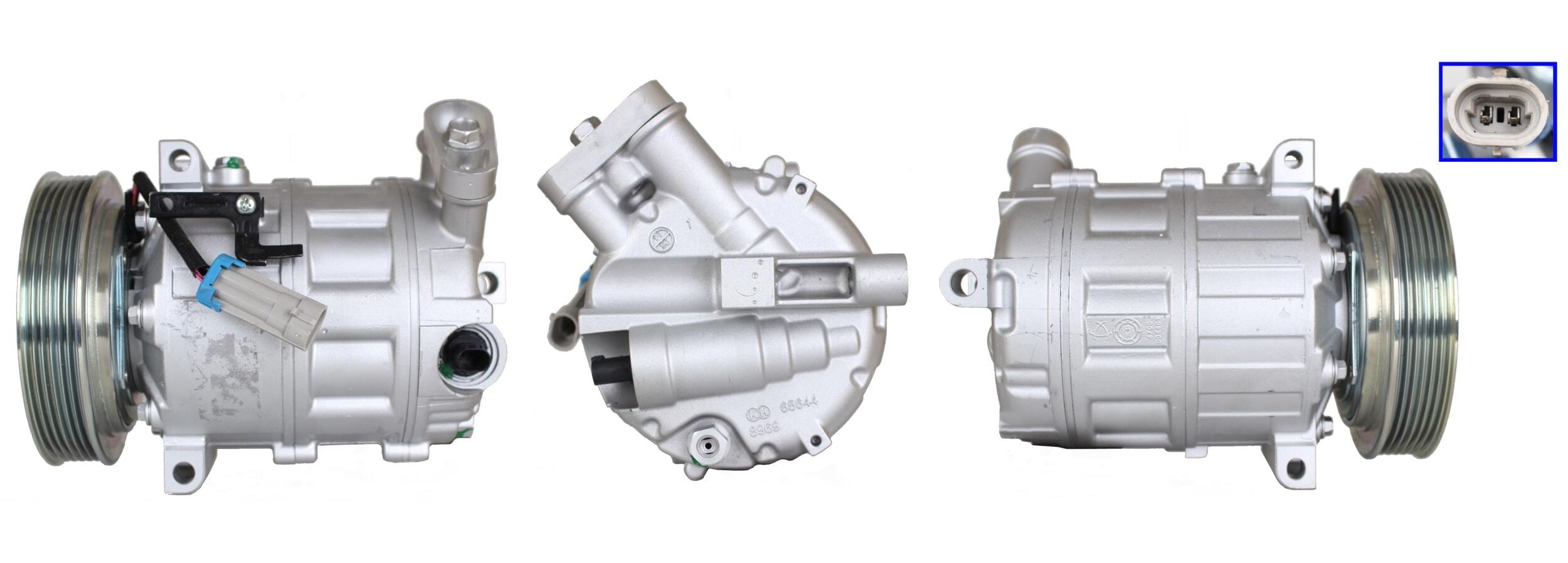 4DI182N Compressore aria condizionata (compressore A/C) Per FIAT ALFA ROMEO LANCIA Nuovo